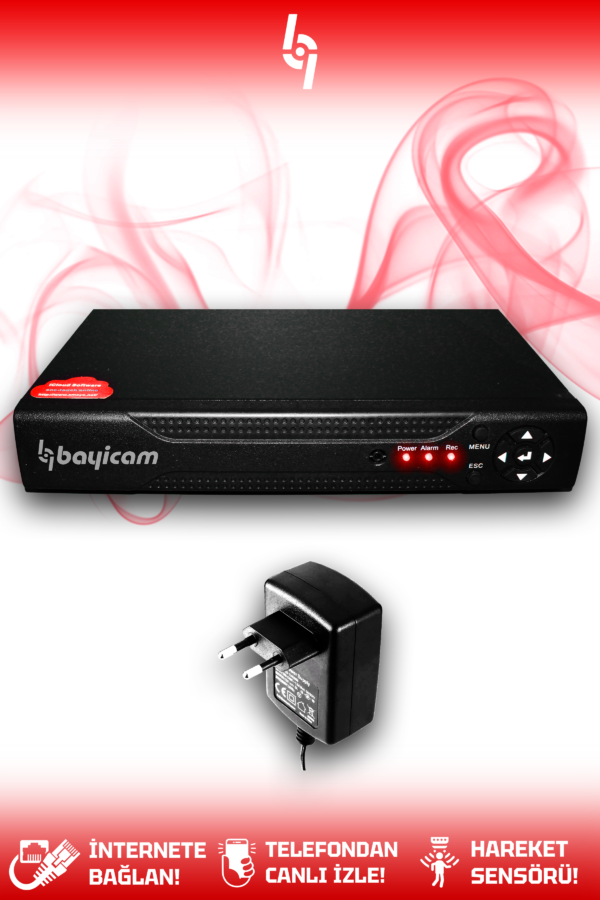 32 Kanal AHD DVR Xmeye Hibrit Kayıt Cihazı